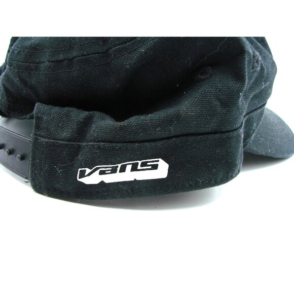 Vans Final Course Snapback Hat Black Logo Adjustable OSFM Cotton Cap VN0A47QCTV8 - Picture 10 of 13